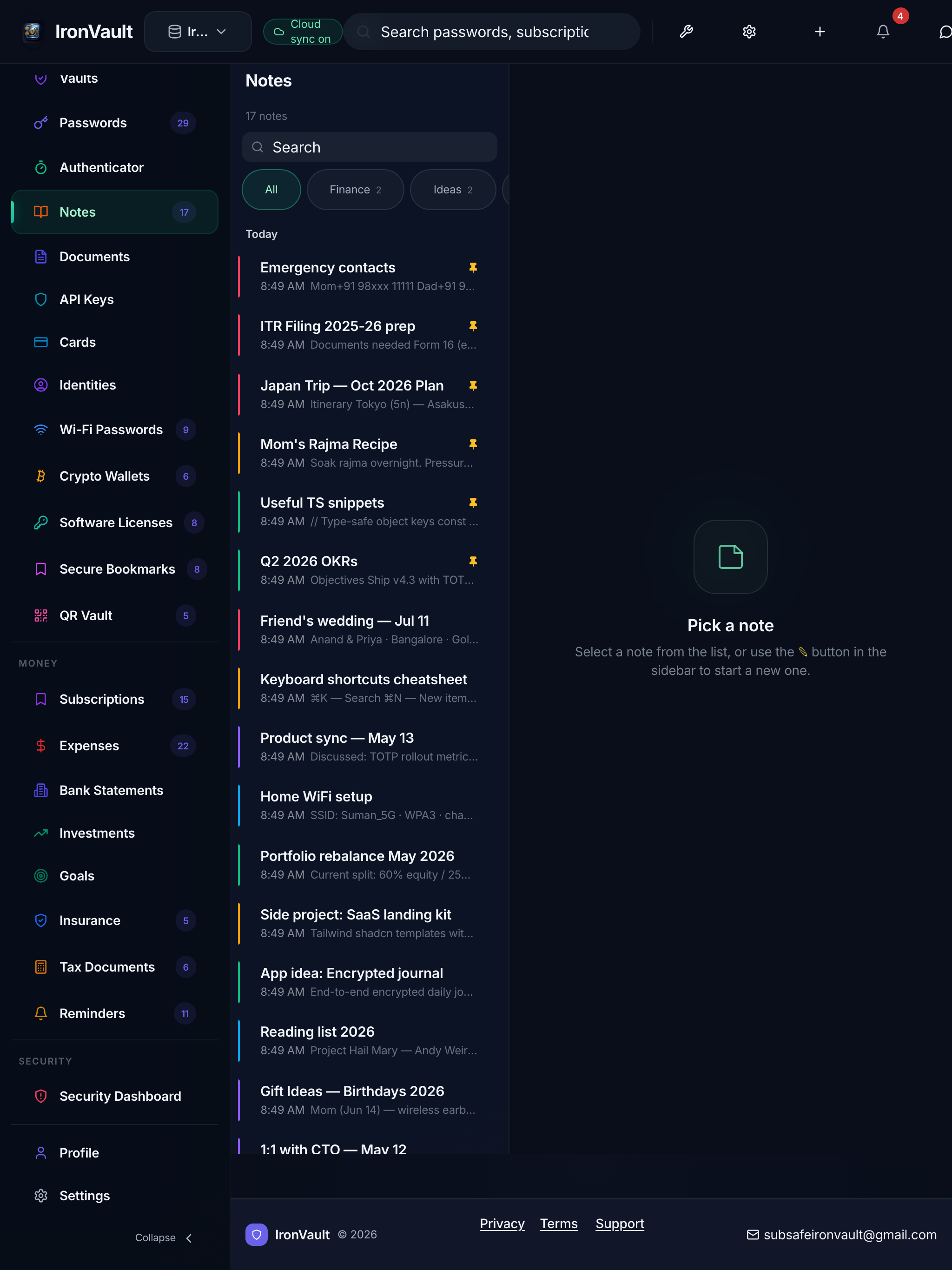 IronVault: Password Manager