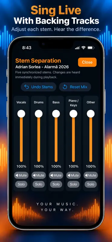 Sing Live With Backing Tracks screenshot 6 of 6