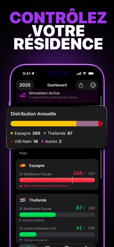 Nomad Tracker: Schengen & 183 screenshot 1 of 6