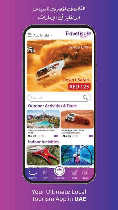 Travel is Life app Screenshot