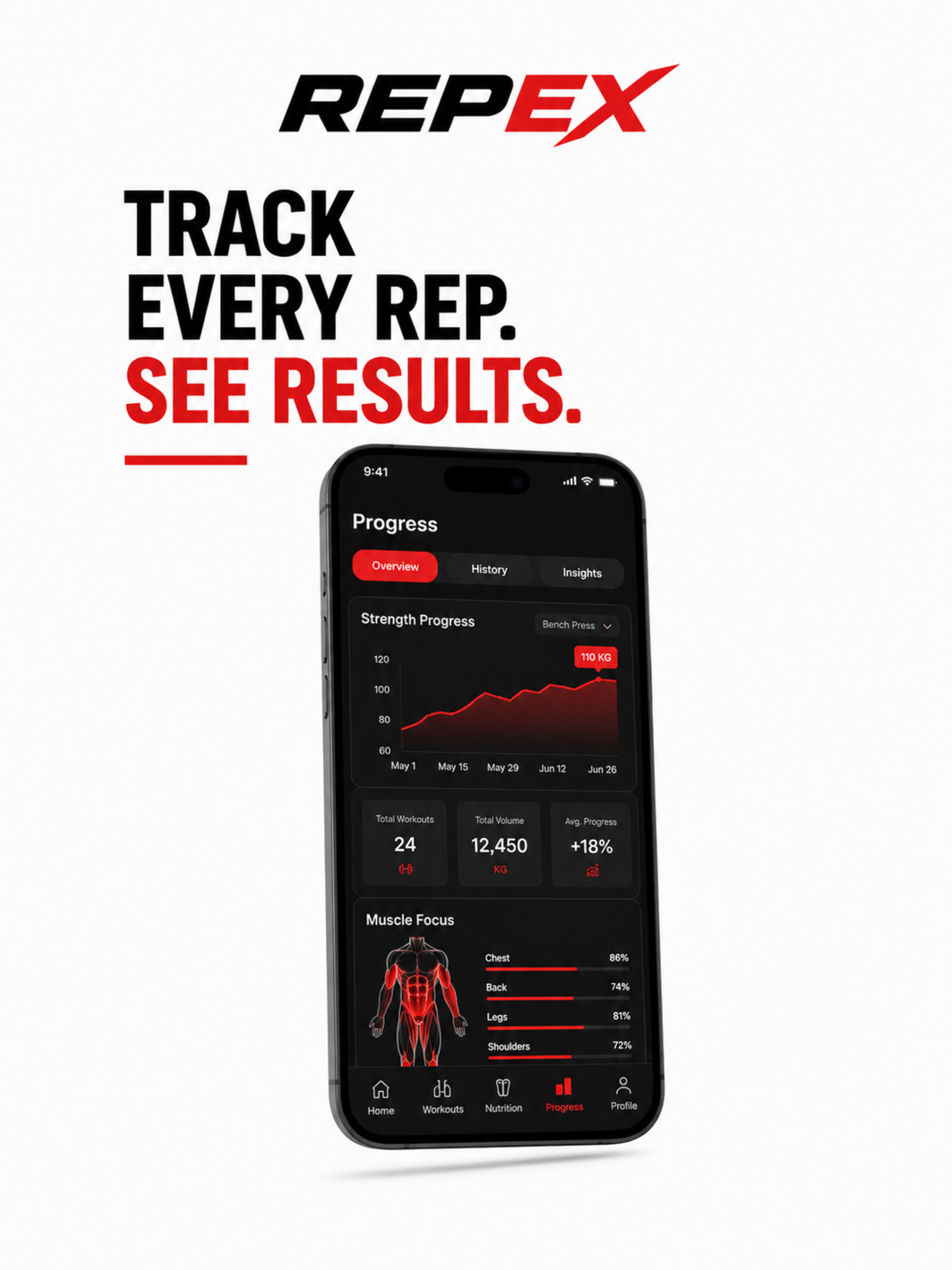 Repex - All in one gym app screenshot 9