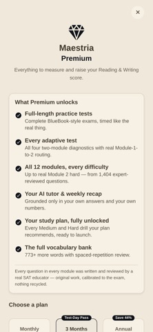 Maestria: Digital SAT Prep Screenshot 7 of 7