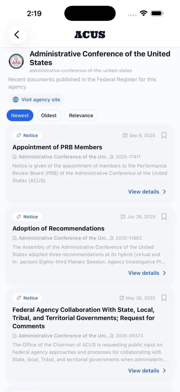 #3. FedReg (iOS) Podle: Epic Genius LLC