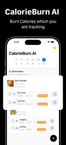 CalorieBurn AI - Burn Calories iPhone screenshot