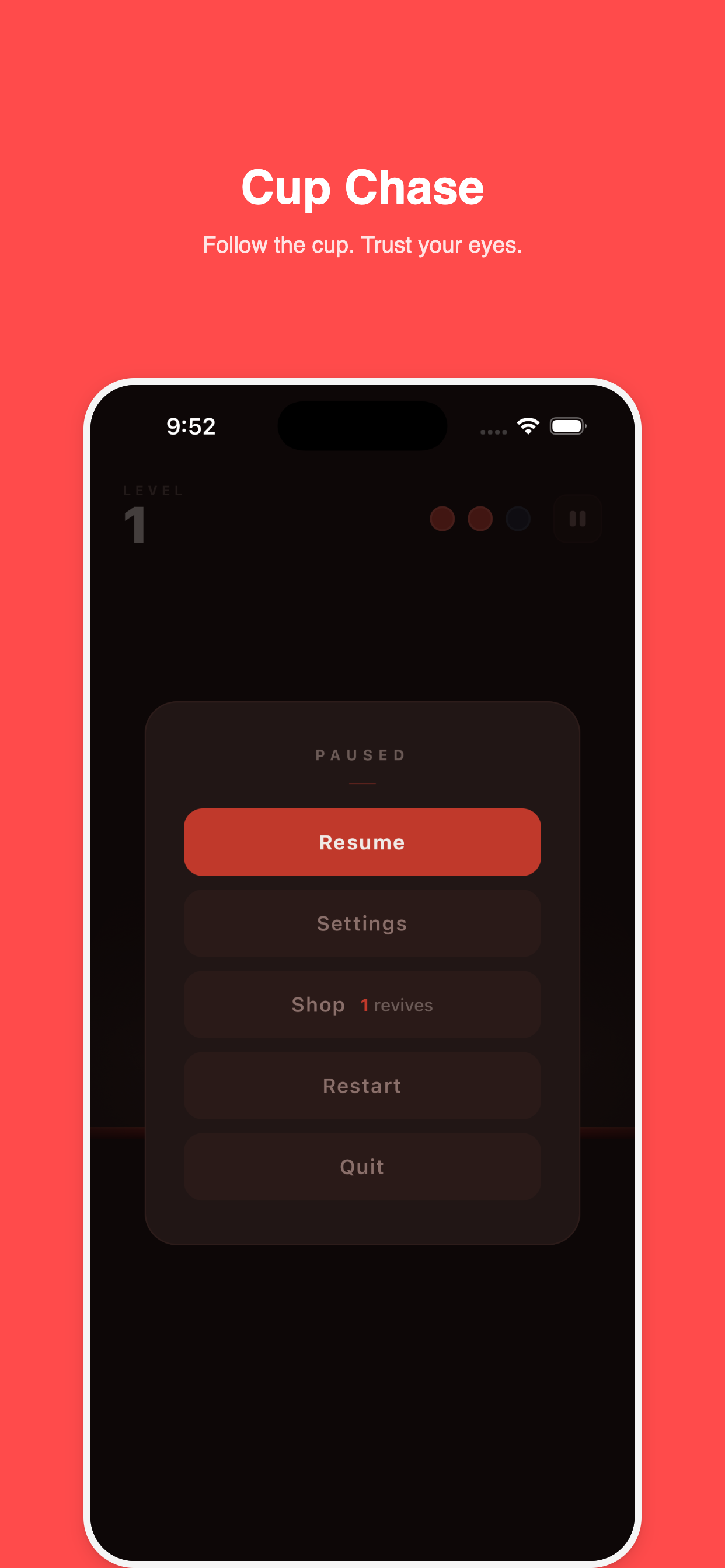 Cup Chase: Shell Game screenshot 4