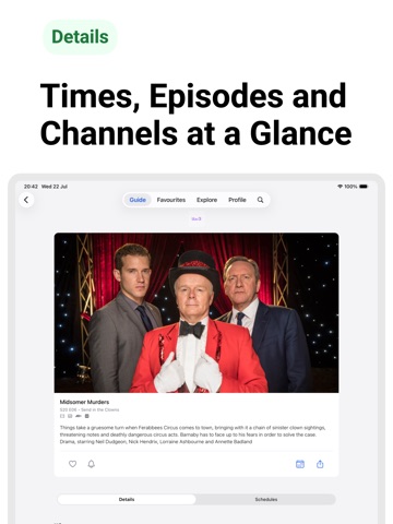 TV Guide UK: TeleoTV iPad screenshot