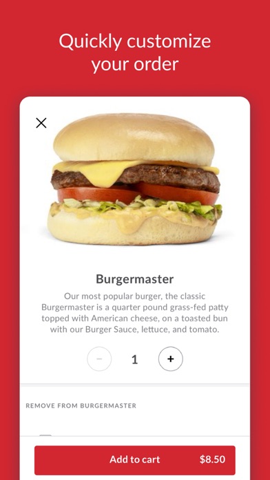 Burgermaster Rewards Screenshot