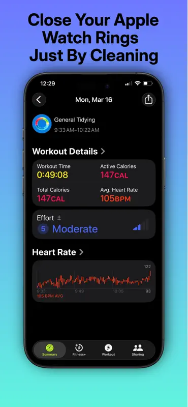 ChoreFit: Track Chore Calories screenshot 1 of 6