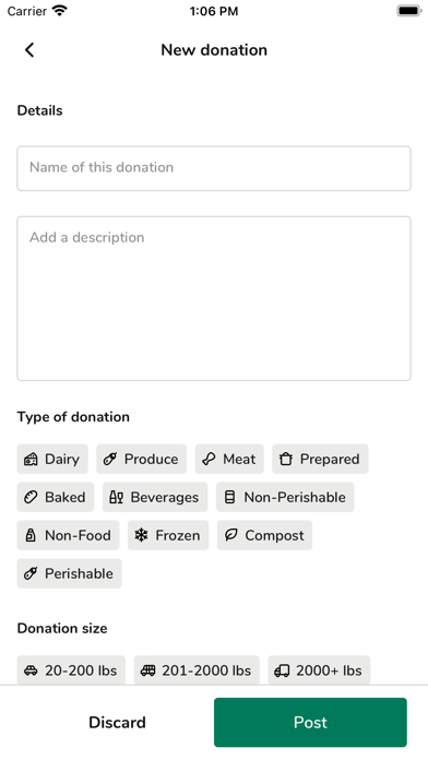 Careit Food Donation & Rescue Screenshot