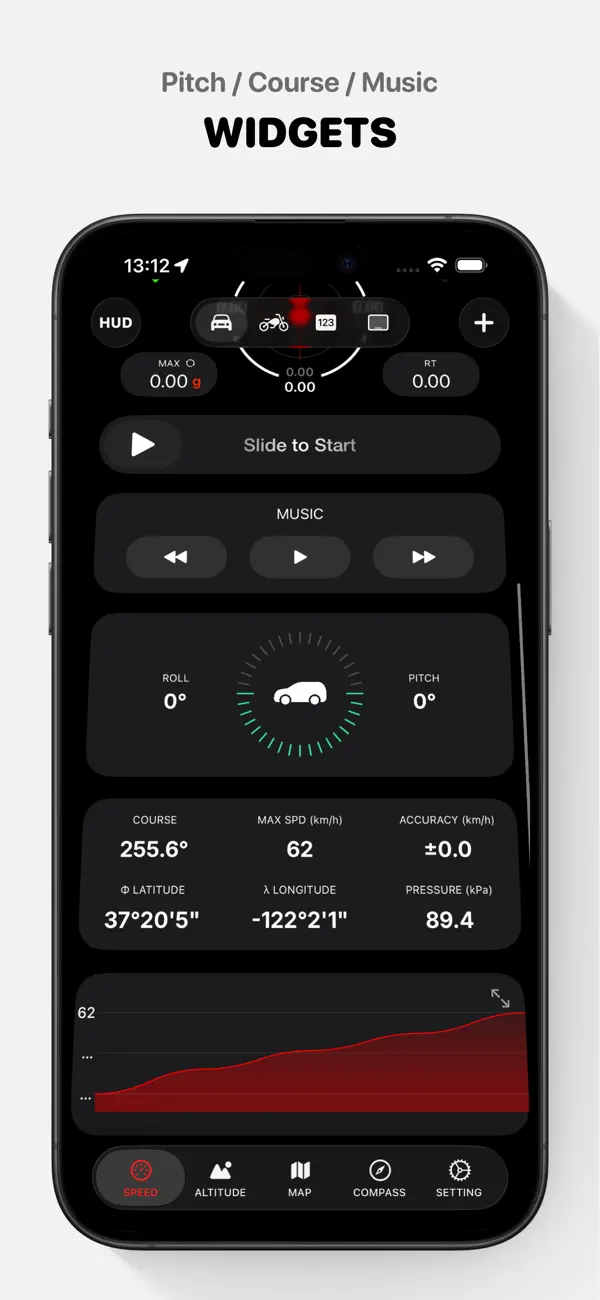 Screenshot #3 pour Speedometer by GPS
