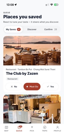 Vasco: Places worth keeping iPhone screenshot