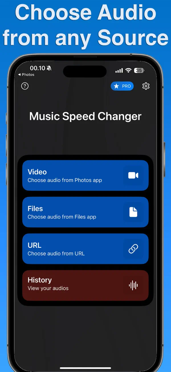 Screenshot #2 pour Changeur de vitesse de musique