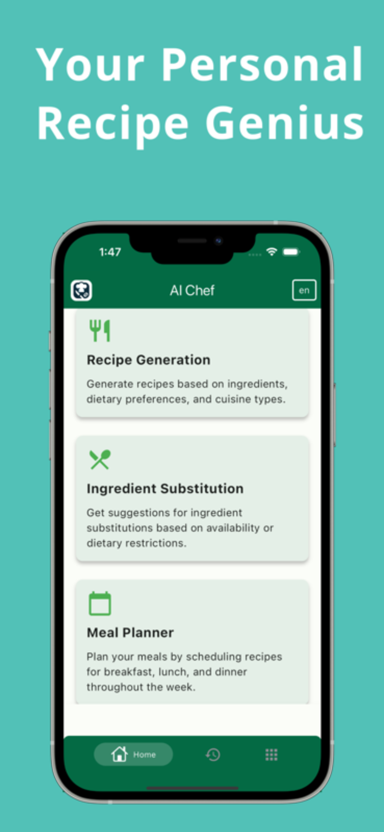 AI Chef : Food Recipe Creator