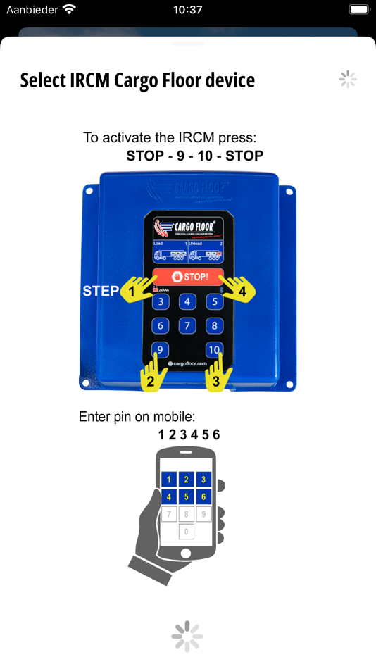 #1. Cargo Floor CF-TX (iOS) Ved: Cargo Floor B.V.