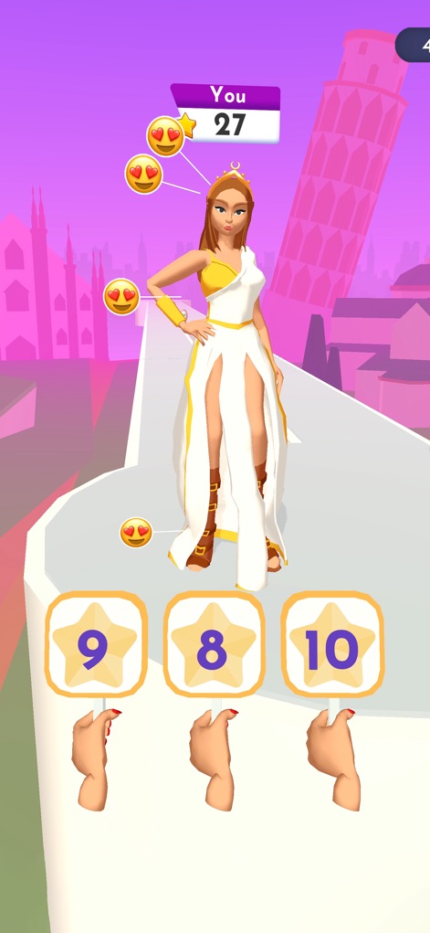 fitted lace wedding dress Catwalk Fashion Battle Makeover & Makeup Games - Doll Dress Up Run  Fashion Show Beauty Week 2025 main image 1
