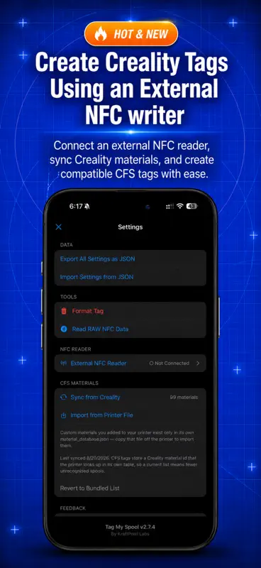 Tag My Spool – NFC Filament screenshot 3 of 9