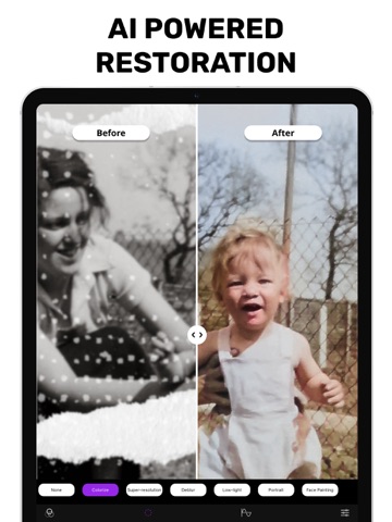 Photo Fixer & Restore: Goru AI iPad screenshot