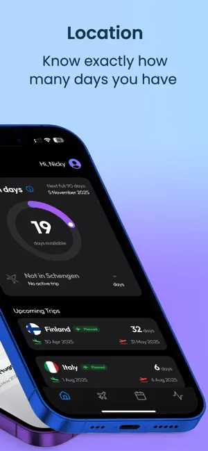 Schengen Calculator Visably screenshot 2