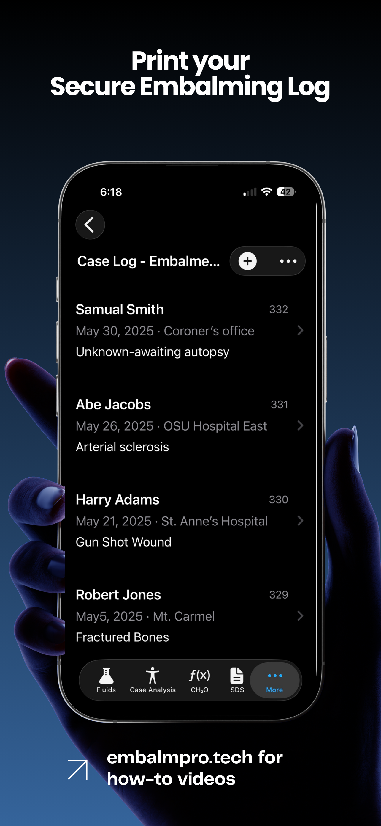 EmbalmPro screenshot 8