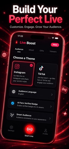 Fake Live Stream: LiveBoost Screenshot 3 of 4