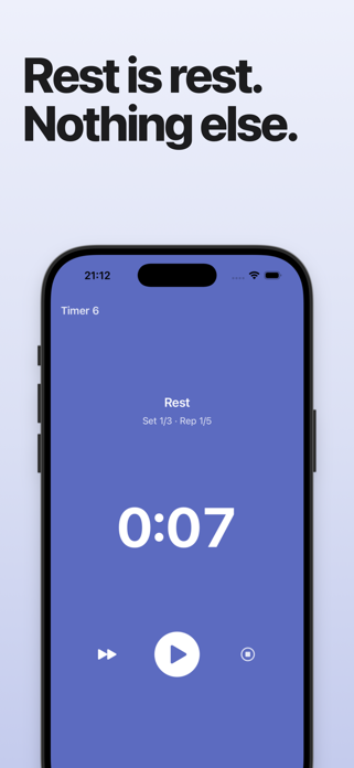 Interval Timer ~ HIIT & Tabata Screenshot 2 of 3