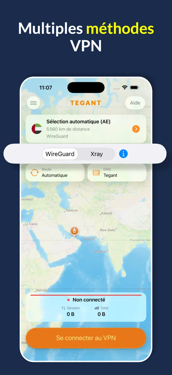 Screenshot #3 pour Tegant VPN • Unlimited Proxy