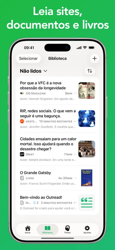 Outread: Leitura Dinâmica screenshot 3 of 9