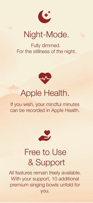 i-Qi clock & meditation timer Screenshot 8 of 9