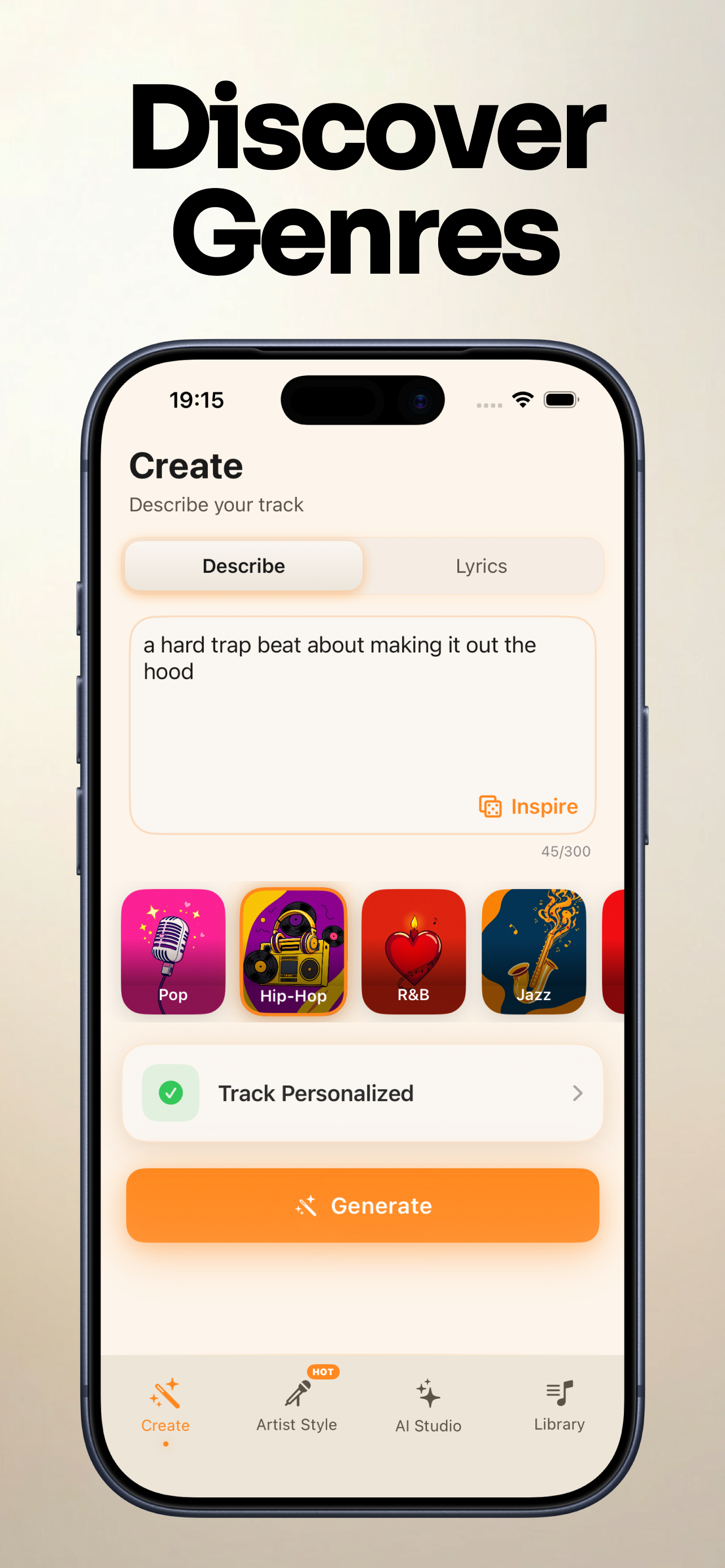 AI Music & Song Generator: VoX screenshot 7