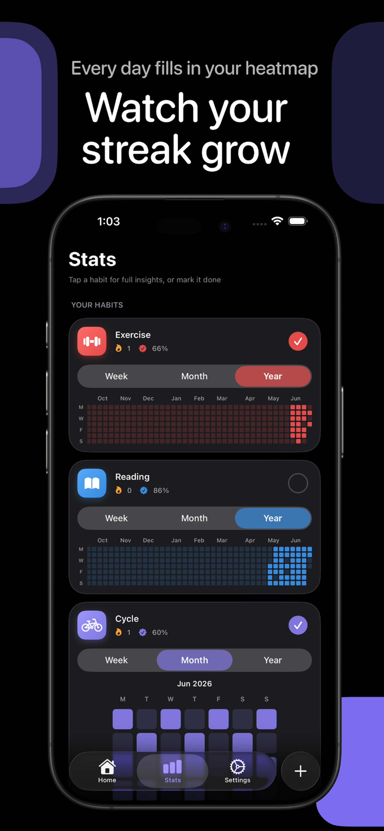 Tenday - Habit Tracker screenshot 2