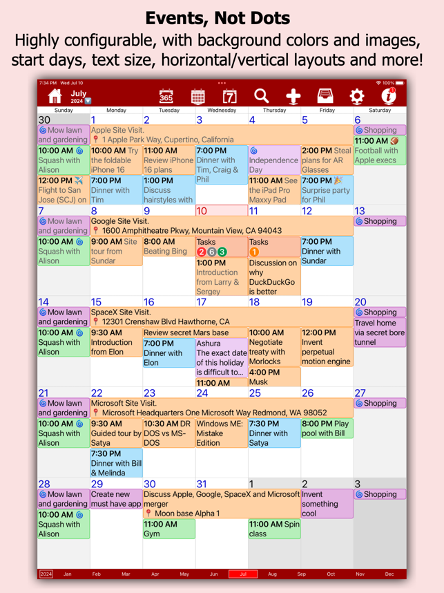 ‎myCal PRO Planner Screenshot