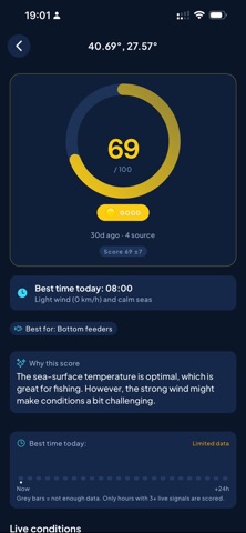 FishRadar: AI Fishing Forecast iPhone screenshot 2
