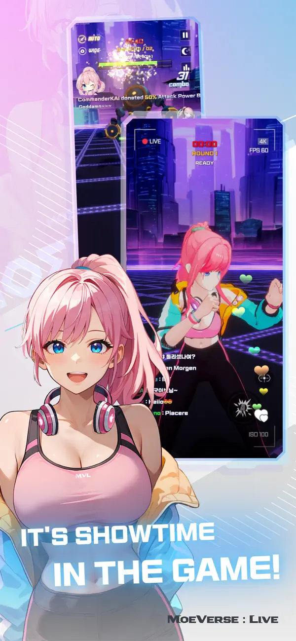 MoeVerse: Live iOS Mod IPA screenshot 3 - iOS game interface