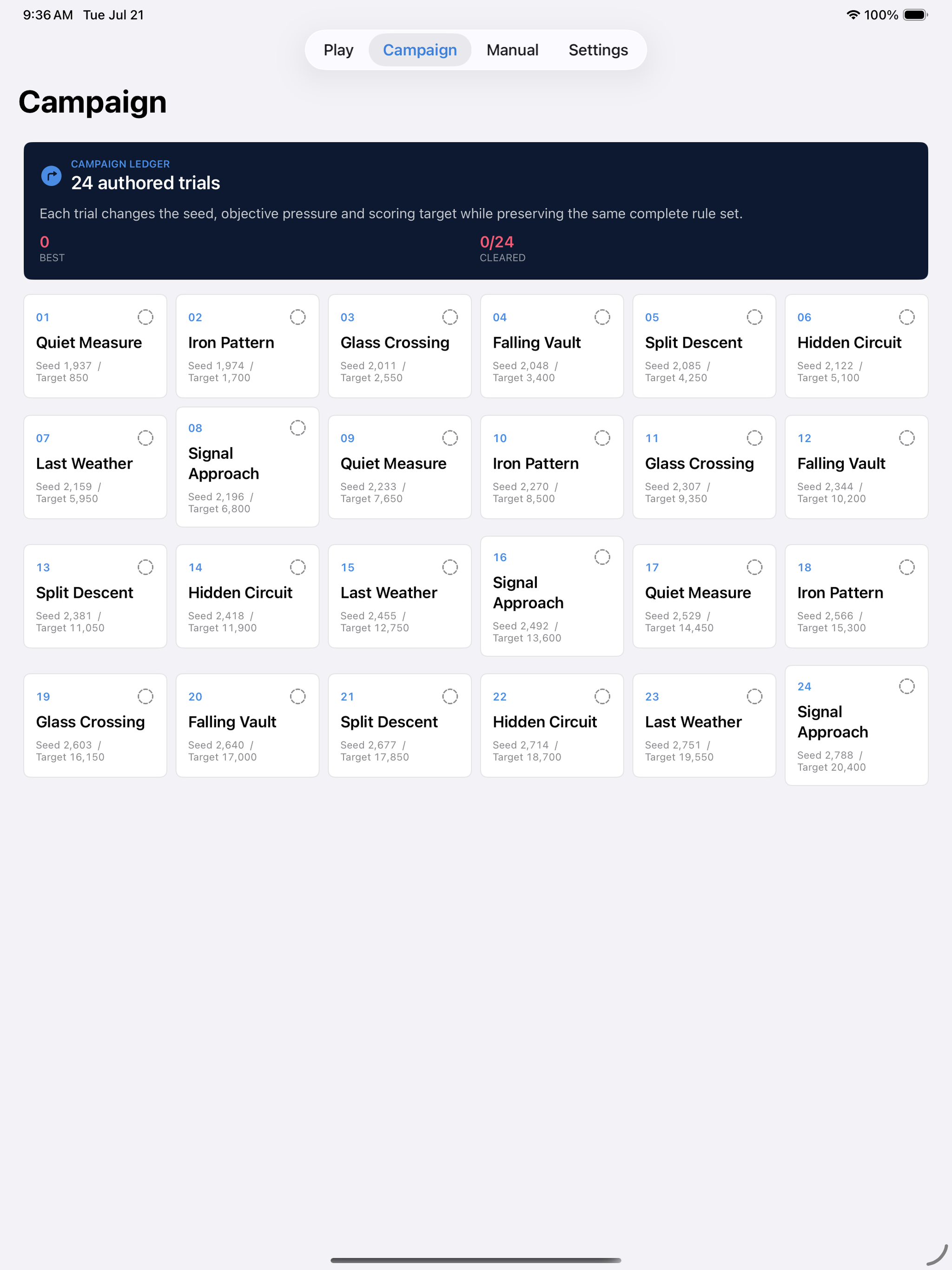 Ricocline iPad screenshot 2 of 3