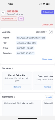 LiveTakeoff screenshot