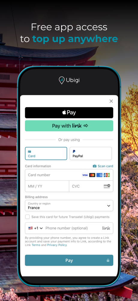 Ubigi: Travel eSIM mobile data screenshot 4