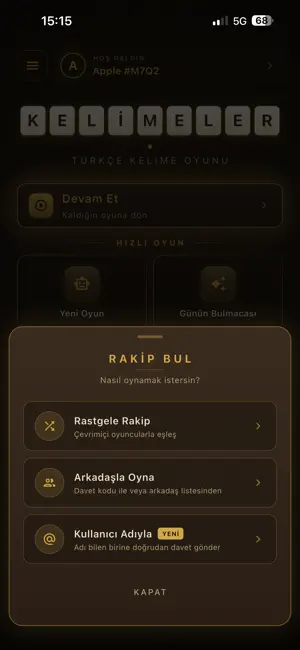 Kelimelik Ustası iPhone screenshot 3