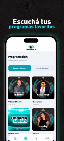 Urbana FM 106.9 app screenshot