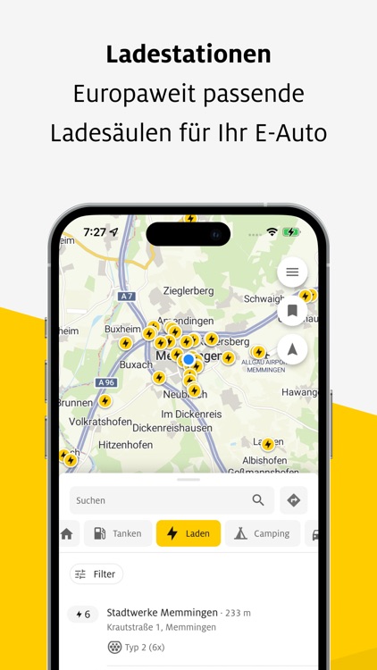 ADAC Drive: Tanken Laden Route