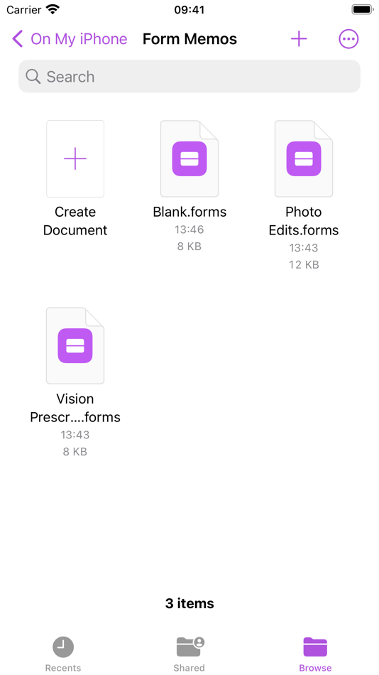 #1. Form Memos (iOS) 由: 育良 邱