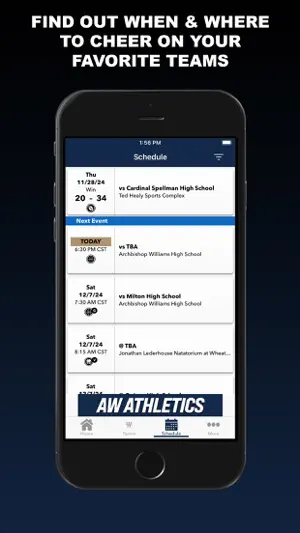 Archbishop Williams Athletics screenshot 3