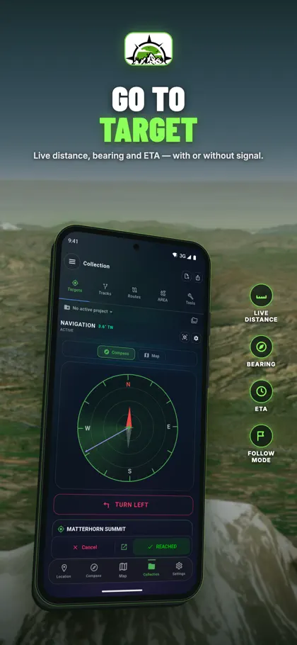 Screenshot 4 von 6 zu Alpin Quest PRO: Outdoor GPS