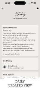 English Poetry Collection screenshot