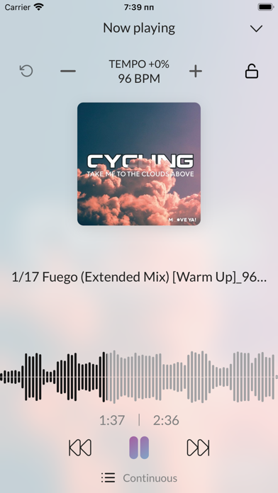 Fitness Music Plus Screenshot