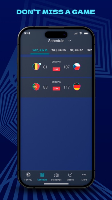 FIBA Women’s EuroBasket Screenshot