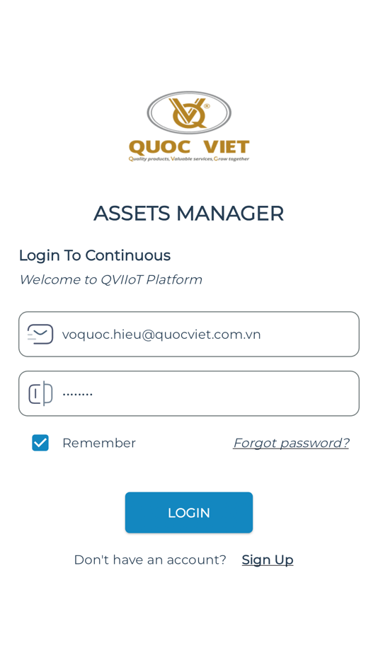 #8. QVIIoT Assets Manager App (iOS) بواسطة: QUOC VIET TRADING AND ENGINEERING COMPANY LIMITED