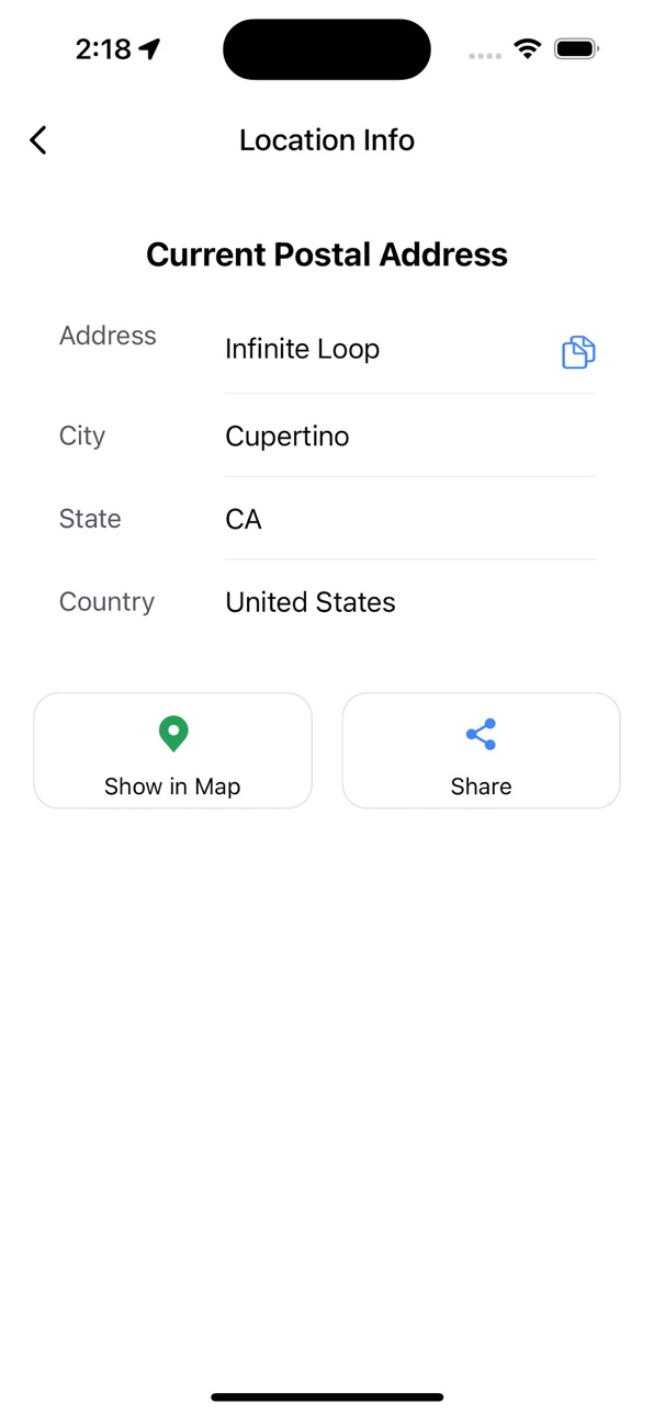 iPhone screenshot