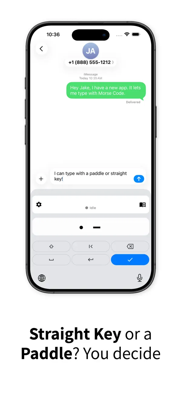 Screenshot #2 pour Simple Morse Code Keyboard