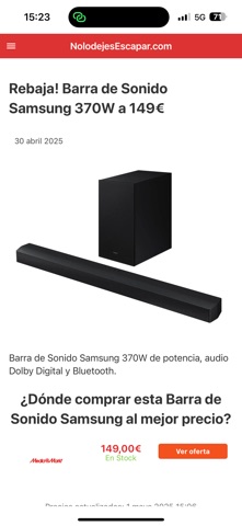 No lo dejes escapar screenshot