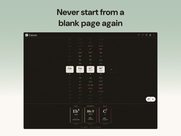 Canon: Chord Composer iPad screenshot